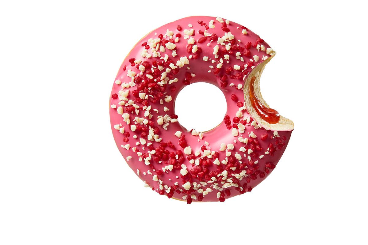 Donut Berry White