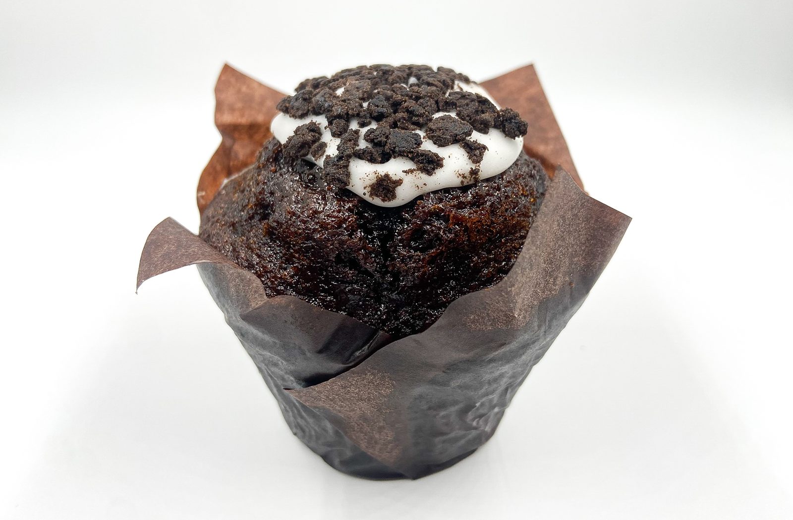 Muffin Cookies and Cream con Glaseado